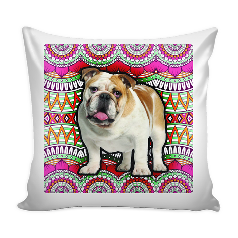 Boho Bulldog Pillowcase