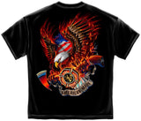Firefighter Patriotic Eagle Tee