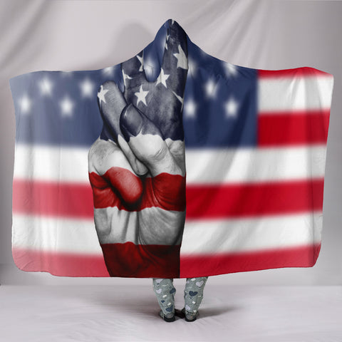 American Peace - Hooded Blanket