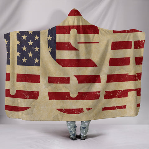 USA Hooded Blanket