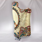 Peace and Mandala Hoodie Blanket