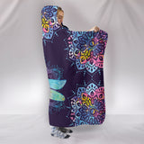 Dragonfly Mandala Hoodie Blanket