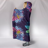 Dragonfly Mandala Hoodie Blanket