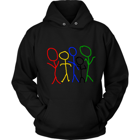 Rainbow People Hoodie