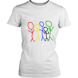 Rainbow People Woman's Tee
