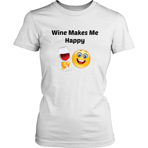 Wine Makes Me Happy Tee