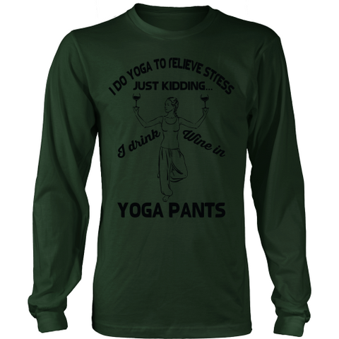 Yoga & Wine Long Sleeve Tee