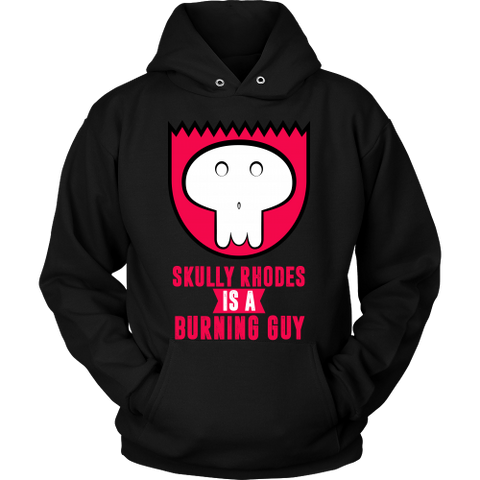 Designs By Clayton - Burning Guy Hoodie