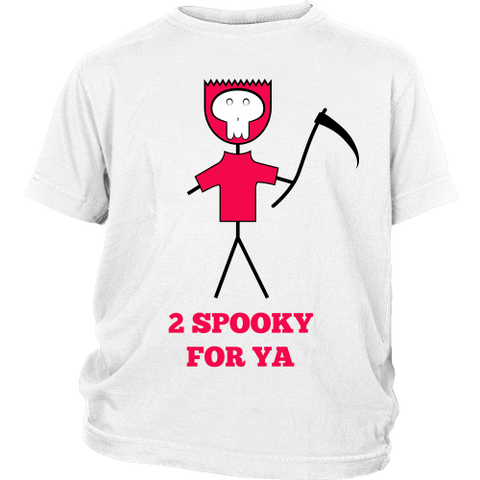 Designs By Clayton - 2 Spooky for Ya Kid's T-shirt