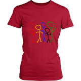 Rainbow People Woman's Tee