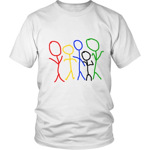 Rainbow People Men's Tee